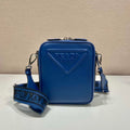 Prada 2VH154 Saffiano leather shoulder bag Blue - Default Title - View 1