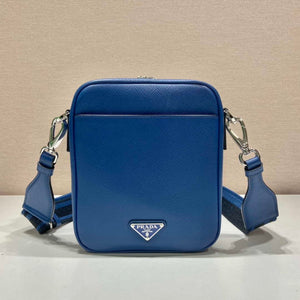 Prada 2VH154 Saffiano leather shoulder bag Blue - Default Title - View 5