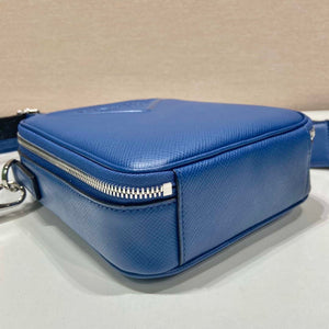 Prada 2VH154 Saffiano leather shoulder bag Blue - Default Title - View 6