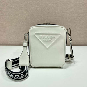 Prada 2VH154 Saffiano leather shoulder bag White - Default Title - View 1
