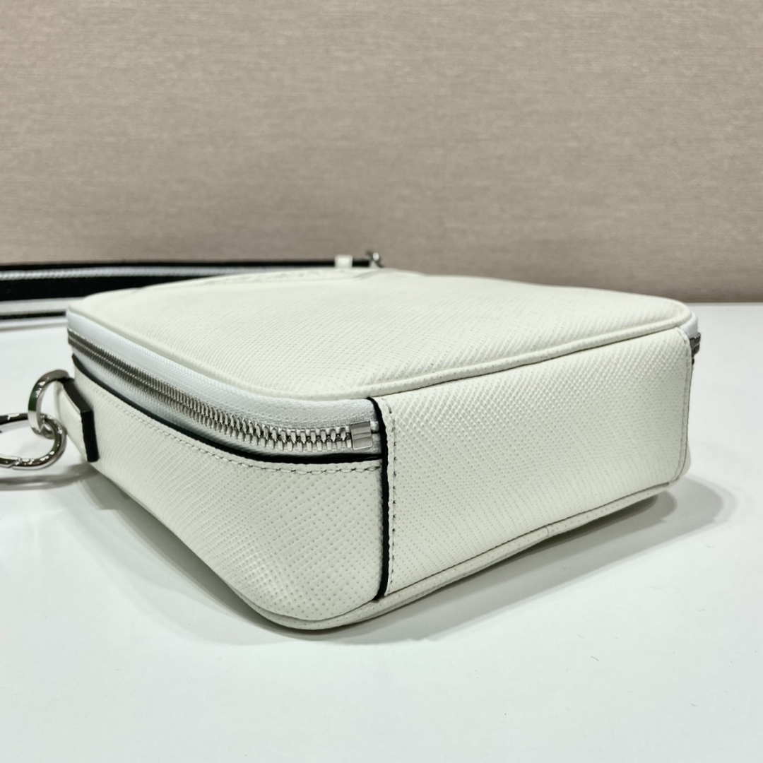 Prada 2VH154 Saffiano leather shoulder bag White - Default Title - View 4