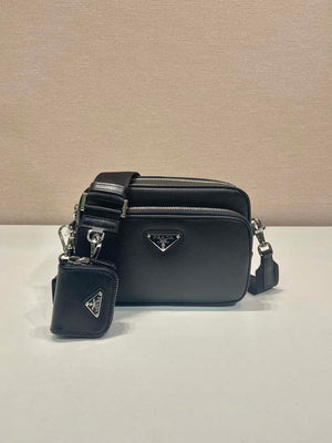 Prada 2VH170 Saffiano leather shoulder bag Black - Default Title - View 1