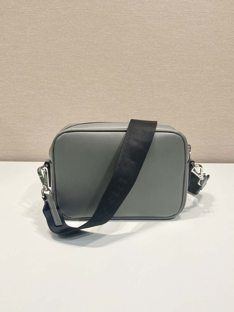 Prada 2VH170 Saffiano leather shoulder bag Gray
