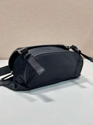 Prada 2VH171 Mini Re-Nylon and leather shoulder bag Black - Default Title - View 5