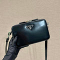 Prada 2VH173 Brique brushed leather bag Black - Default Title - View 1