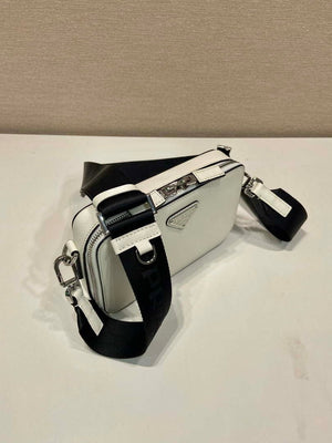 Prada 2VH173 Prada Brique Saffiano leather bag White - Default Title - View 4