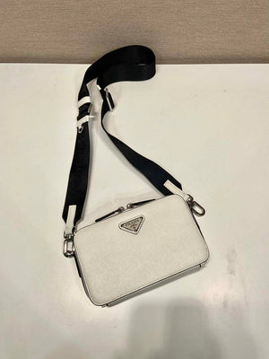 Prada 2VH173 Prada Brique Saffiano leather bag White - Default Title - View 5