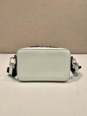 Prada 2VH173 Prada Brique Saffiano leather bag White - Default Title - View 6