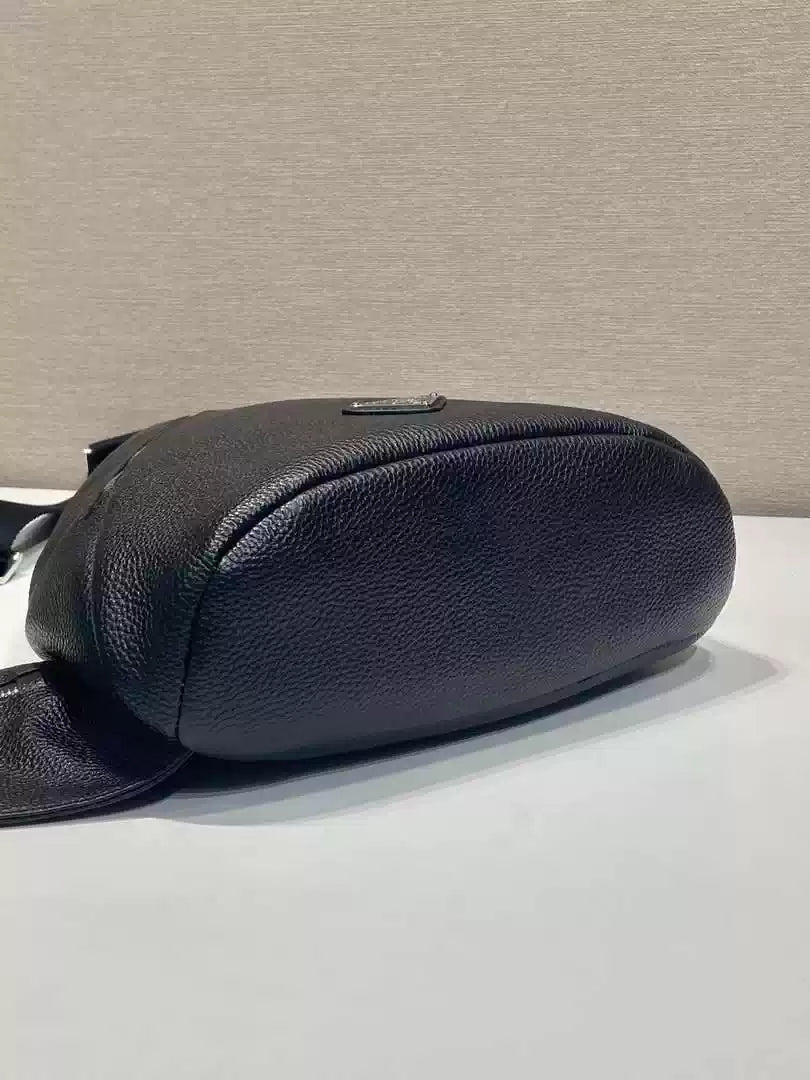 Prada 2VZ092 Prada Cross leather bag Black