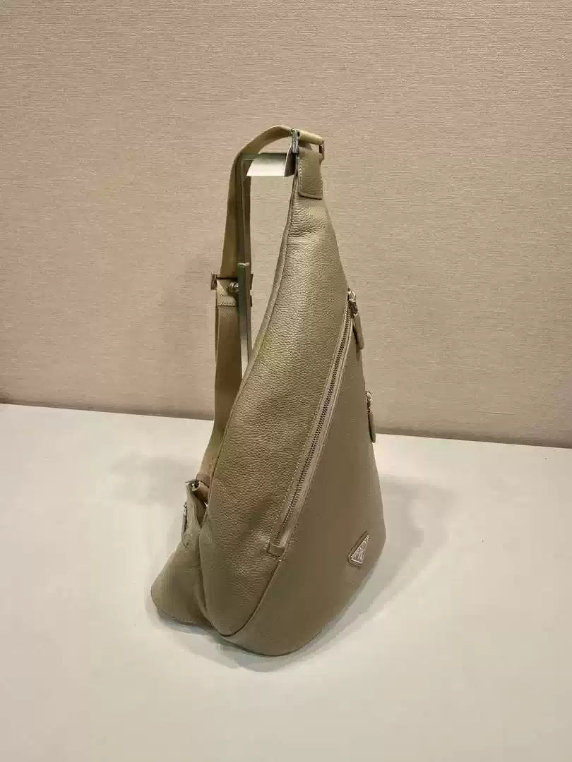 Prada 2VZ092 Prada Cross leather bag Gray