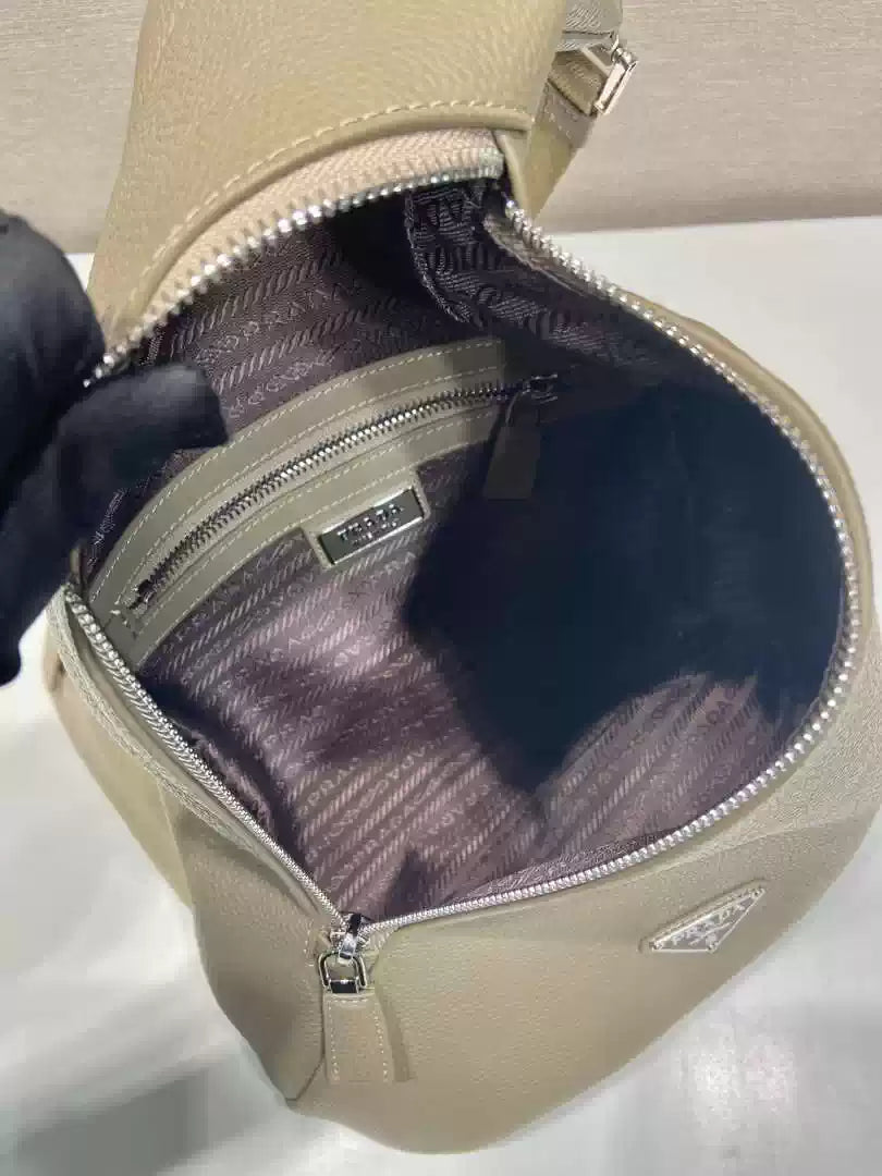 Prada 2VZ092 Prada Cross leather bag Gray
