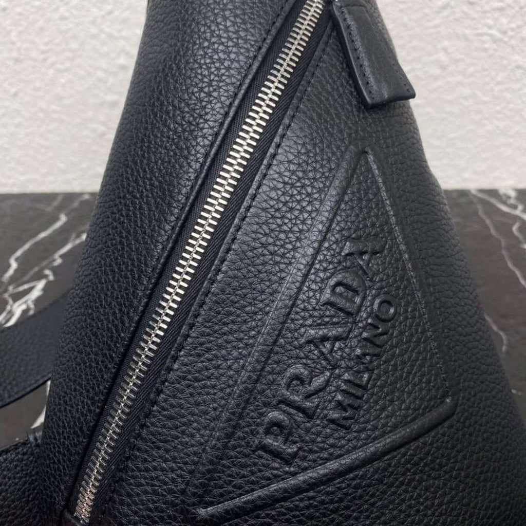 Prada 2VZ098 Prada Cross Leather Bag Black