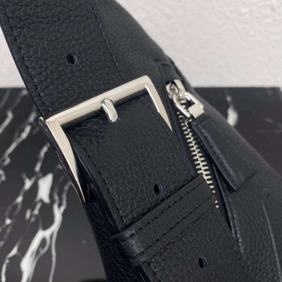 Prada 2VZ098 Prada Cross Leather Bag Black