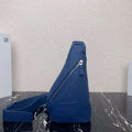 Prada 2VZ098 Prada Cross Leather Bag Blue - Default Title - View 1