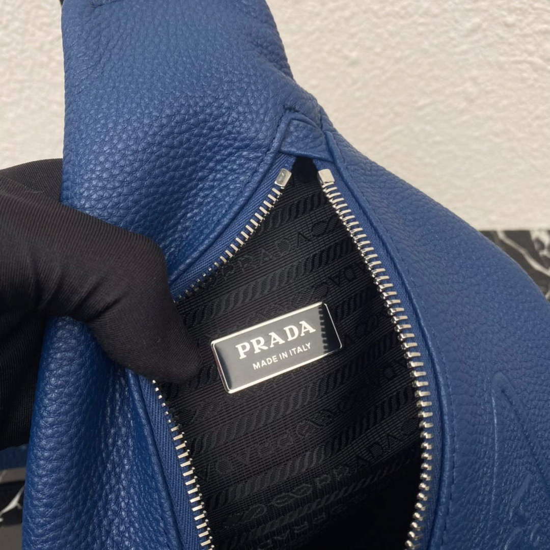 Prada 2VZ098 Prada Cross Leather Bag Blue