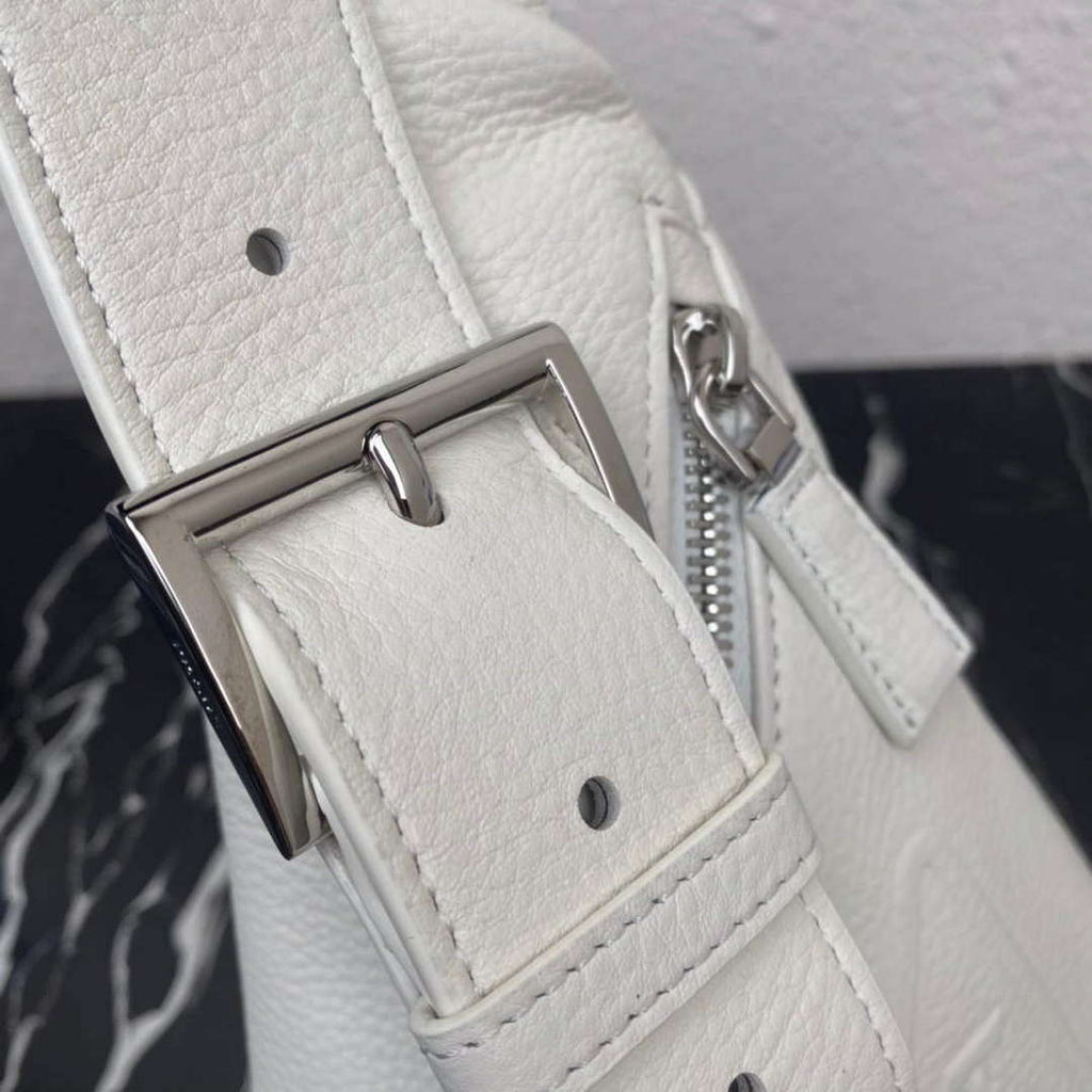 Prada 2VZ098 Prada Cross Leather Bag White