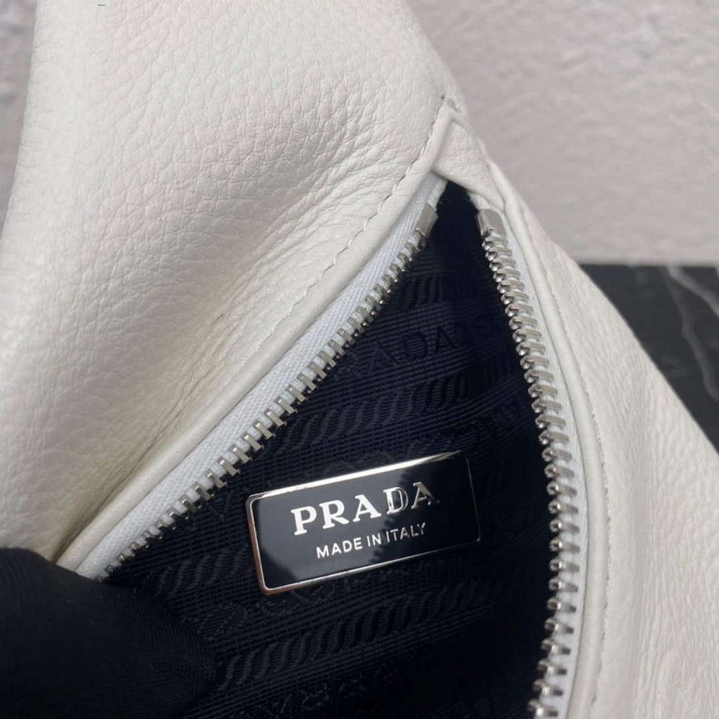 Prada 2VZ098 Prada Cross Leather Bag White