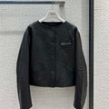 Prada 58A139 Women's Fashion Clothing Leather Jacket P99462 - S - View 1