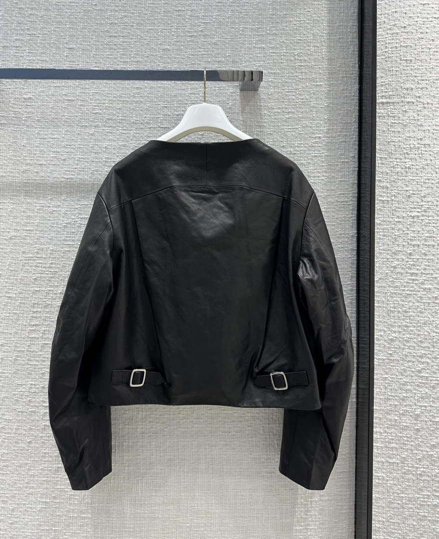 Prada 58A139 Women's Fashion Clothing Leather Jacket P99462
