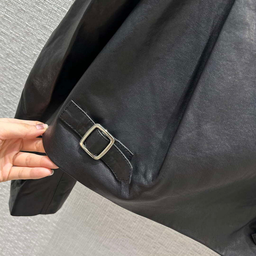Prada 58A139 Women's Fashion Clothing Leather Jacket P99462