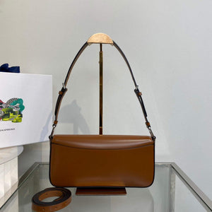 Prada Brushed leather Prada Femme 1BD323 Brown - Default Title - View 2