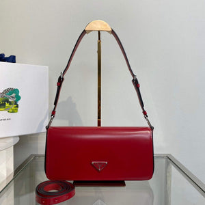 Prada Brushed leather Prada Femme 1BD323 Red - Default Title - View 1