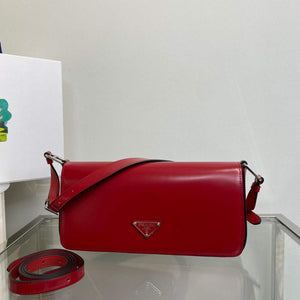 Prada Brushed leather Prada Femme 1BD323 Red - Default Title - View 7