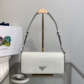 Prada Brushed leather Prada Femme 1BD323 White - Default Title - View 1