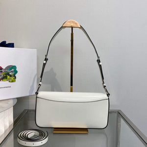 Prada Brushed leather Prada Femme 1BD323 White - Default Title - View 2
