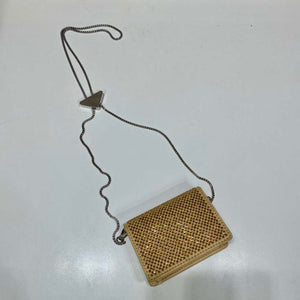 Prada Crystal-studded card holder with shoulder strap 1MR024 Yellow Crystal - Default Title - View 5