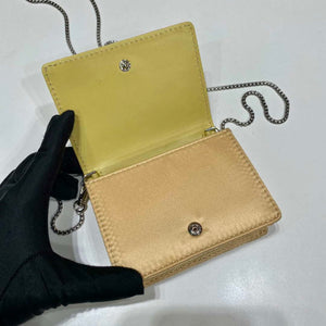 Prada Crystal-studded card holder with shoulder strap 1MR024 Yellow Crystal - Default Title - View 7