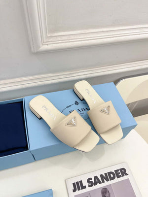 Prada Embossed leather slides leather P91265 - 34 - View 2