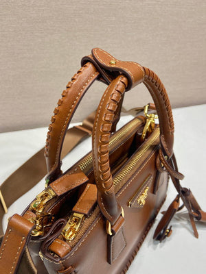 Prada Galleria mini leather bag 1BA916 Brown - Default Title - View 5