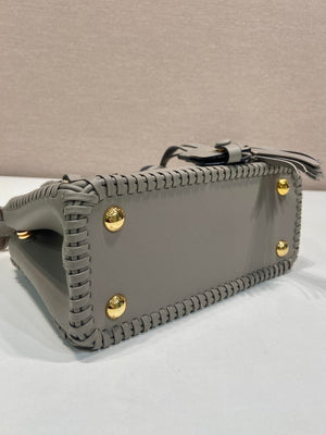 Prada Galleria mini  leather bag 1BA916 gray - Default Title - View 6