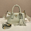 Prada Galleria mini  leather bag 1BA916 White - Default Title - View 1