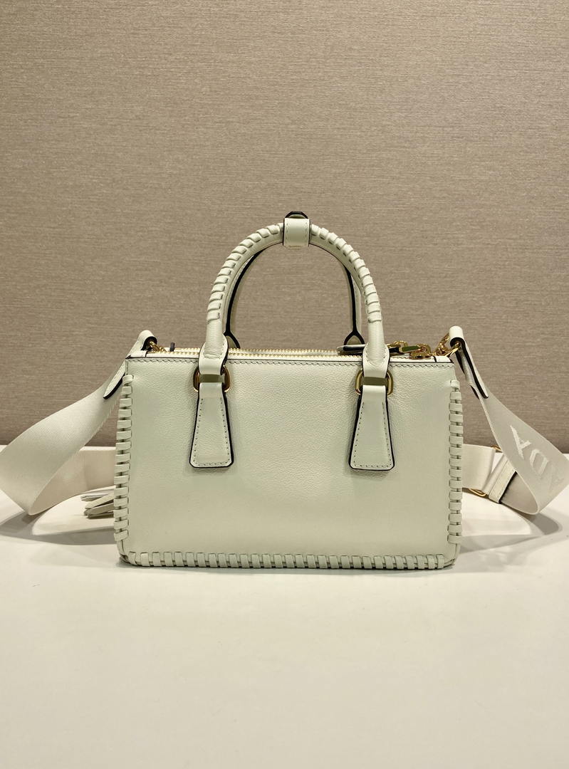 Prada Galleria mini  leather bag 1BA916 White