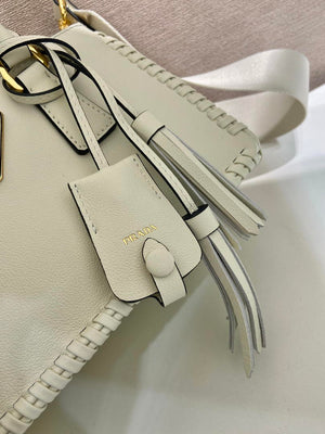 Prada Galleria mini  leather bag 1BA916 White - Default Title - View 6