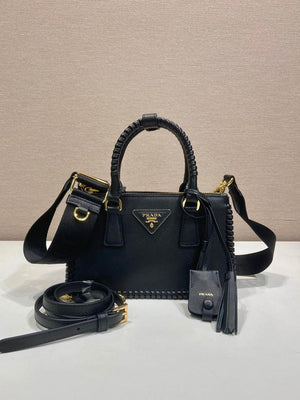Prada Galleria mini leather bag 1BA916 Black - Default Title - View 1