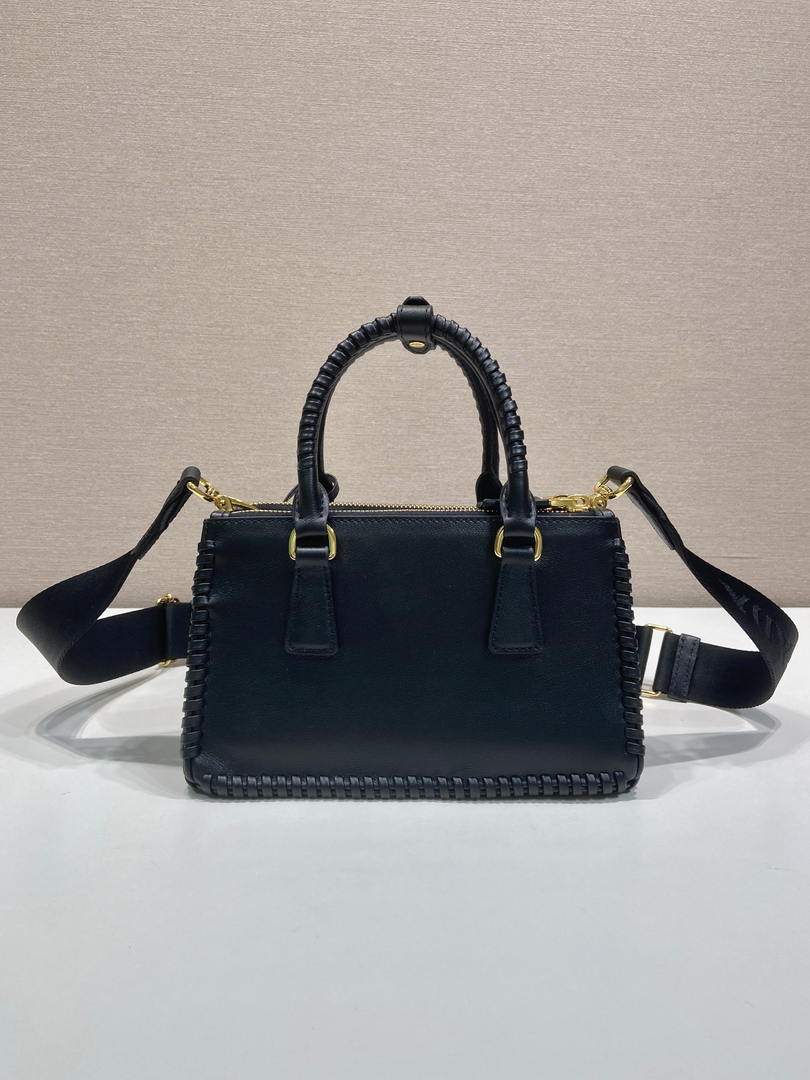 Prada Galleria mini leather bag 1BA916 Black