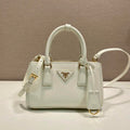 Prada Galleria mini Saffiano leather bag 1BA916 white - Default Title - View 1