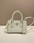 Prada Galleria mini Saffiano leather bag 1BA916 white