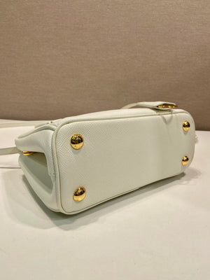 Prada Galleria mini Saffiano leather bag 1BA916 white - Default Title - View 6