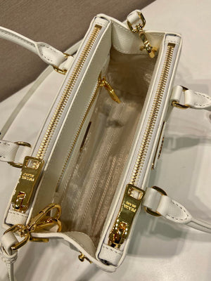 Prada Galleria mini Saffiano leather bag 1BA916 white - Default Title - View 8