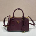 Prada Galleria mini Saffiano leather bag 1BA916 Wine Red - Default Title - View 1