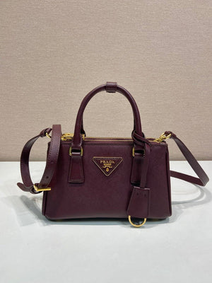 Prada Galleria mini Saffiano leather bag 1BA916 Wine Red - Default Title - View 1