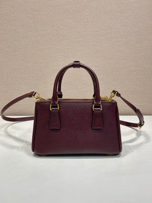 Prada Galleria mini Saffiano leather bag 1BA916 Wine Red - Default Title - View 4