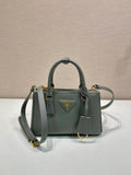 Prada Galleria mini Saffiano leather bag 1BA916 GRAY