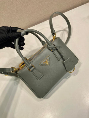 Prada Galleria mini Saffiano leather bag 1BA916 GRAY - Default Title - View 2