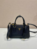 Prada Galleria mini Saffiano leather bag 1BA916 Black