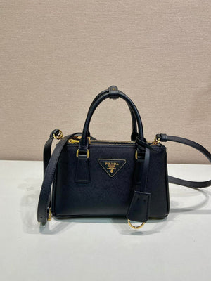 Prada Galleria mini Saffiano leather bag 1BA916 Black - Default Title - View 1